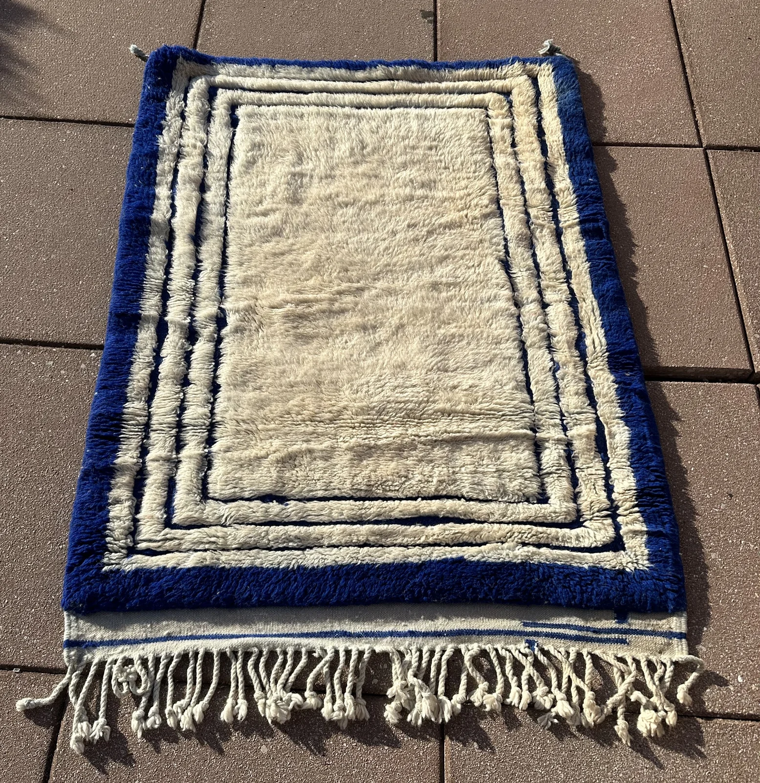 One of our own bordered pieces, seen after a couple of years in a home